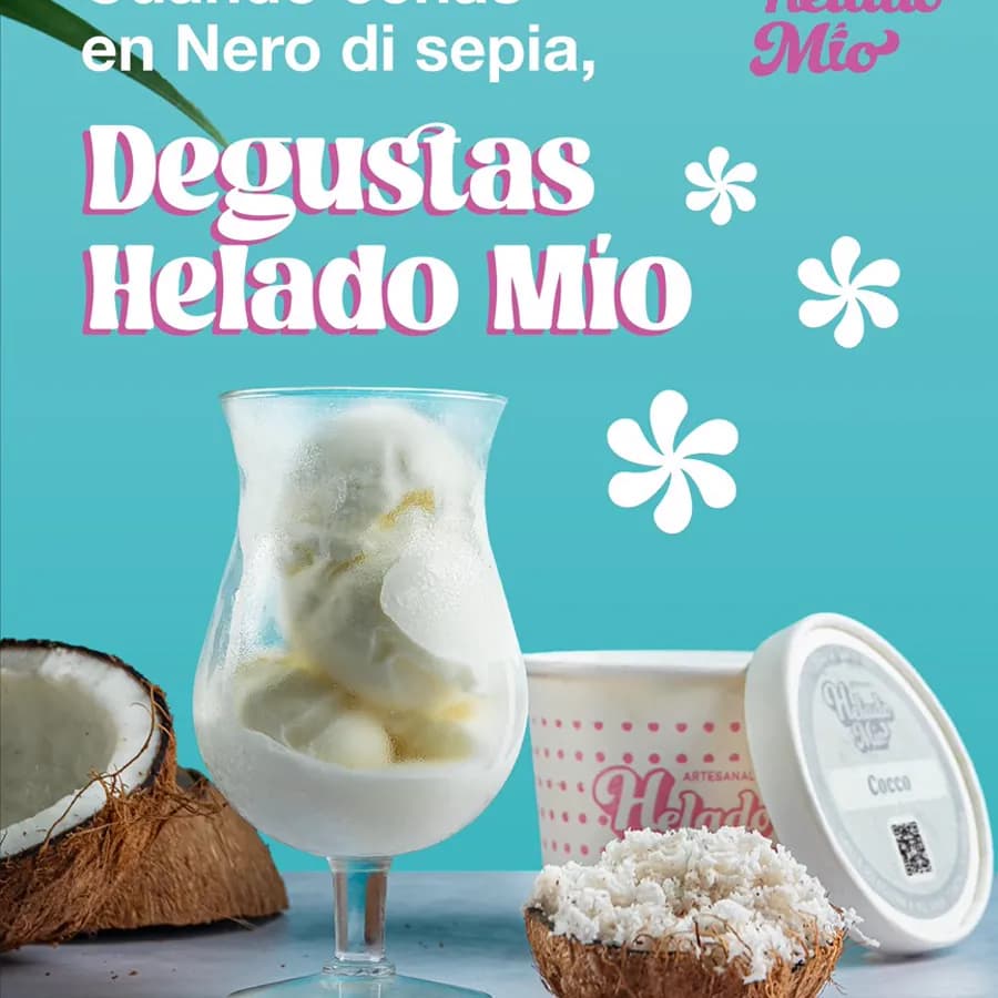 Publicación de Helado Mío en Instagram
